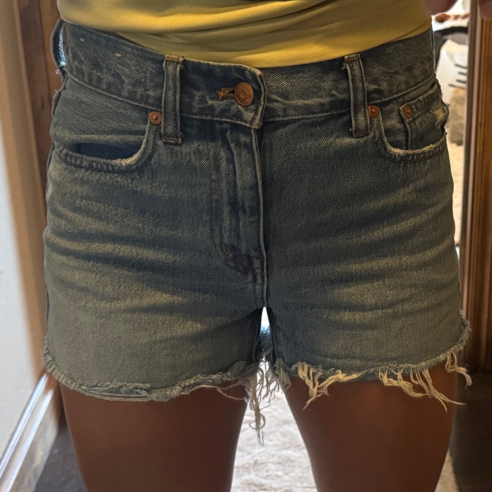 Madewell Light Blue Jean Shorts